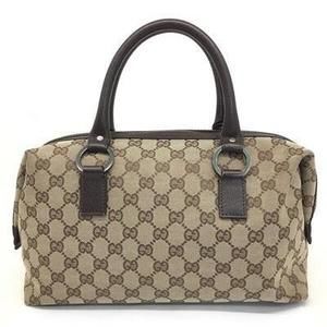Gucci GG Mini Boston Bag Beige Brown
